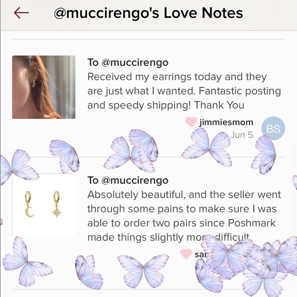 ✨Gold Star and Moon Hoop Earrings - Picture 7 of 7